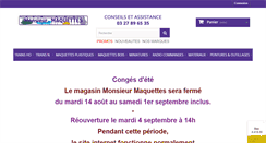 Desktop Screenshot of monsieurmaquettes.com